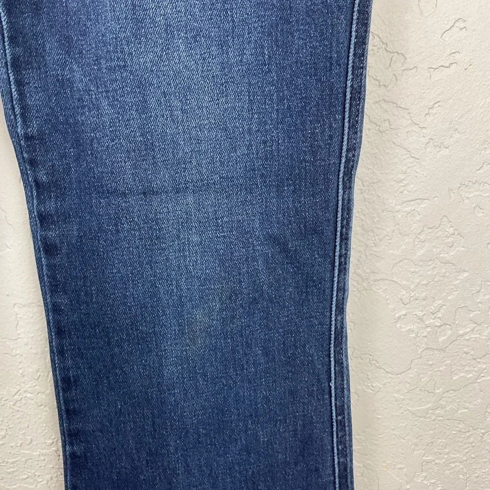 Rock and Roll High Rise Trouser Dark Denim Jean Size 30/36 - Picture 8 of 13